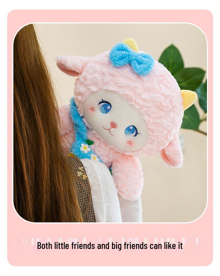 Adorable Little Sheep Plush Doll for Girls - Sleep Comfort Gift Series