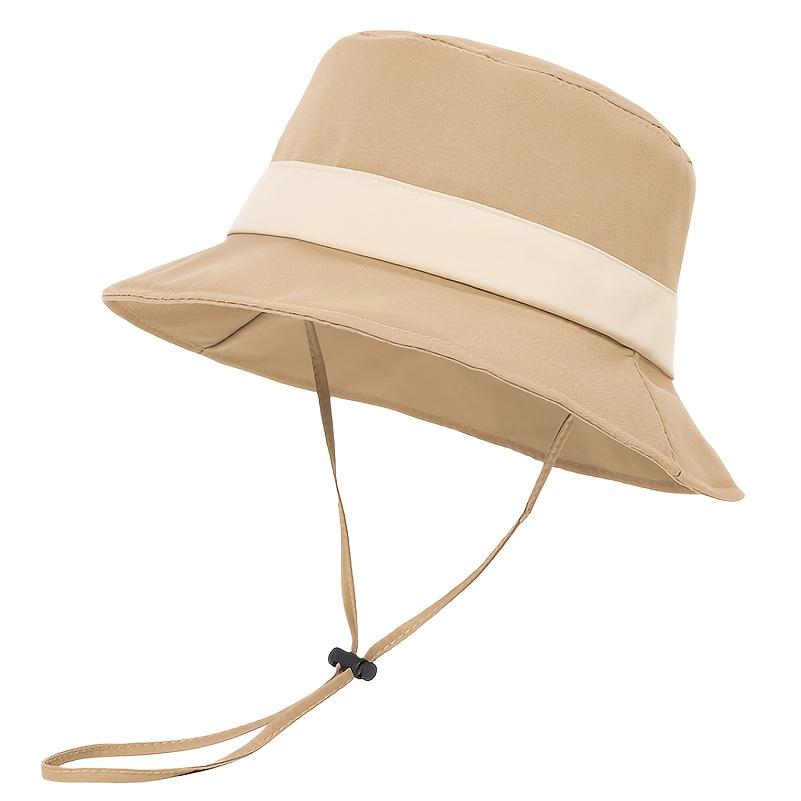 

Summer Sun Hat Sunshade Baby Boy Girl Wide Brim Panama Hiking Hat Adjustable Windproof Outdoor Travel Beach Toddler Bucket Hat хакі