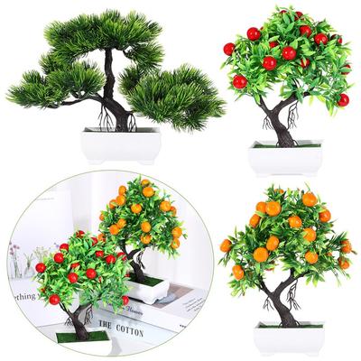 Hotel Adornment Home Decoration Artificial Plant Simulation Bonsai Pine Tree Fake Flower Potted