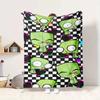 Alien Invasion Flannel Blanket Throw Blanket Soft Warm Sofa Bed Camping Car Home Decor Unique Christmas Gift C9302613