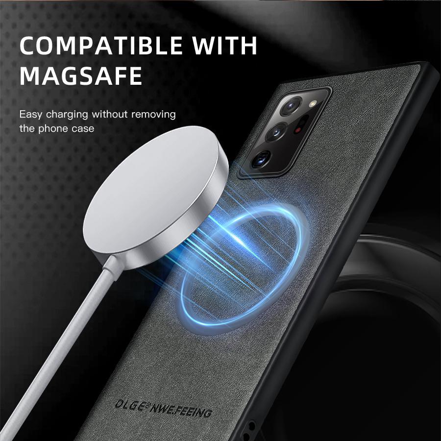 Case For Samsung Galaxy Note 20 Ultra Case Luxury Leather Cover For Samsung Galaxy Note 10 Plus Phone Case For Note20 Note10