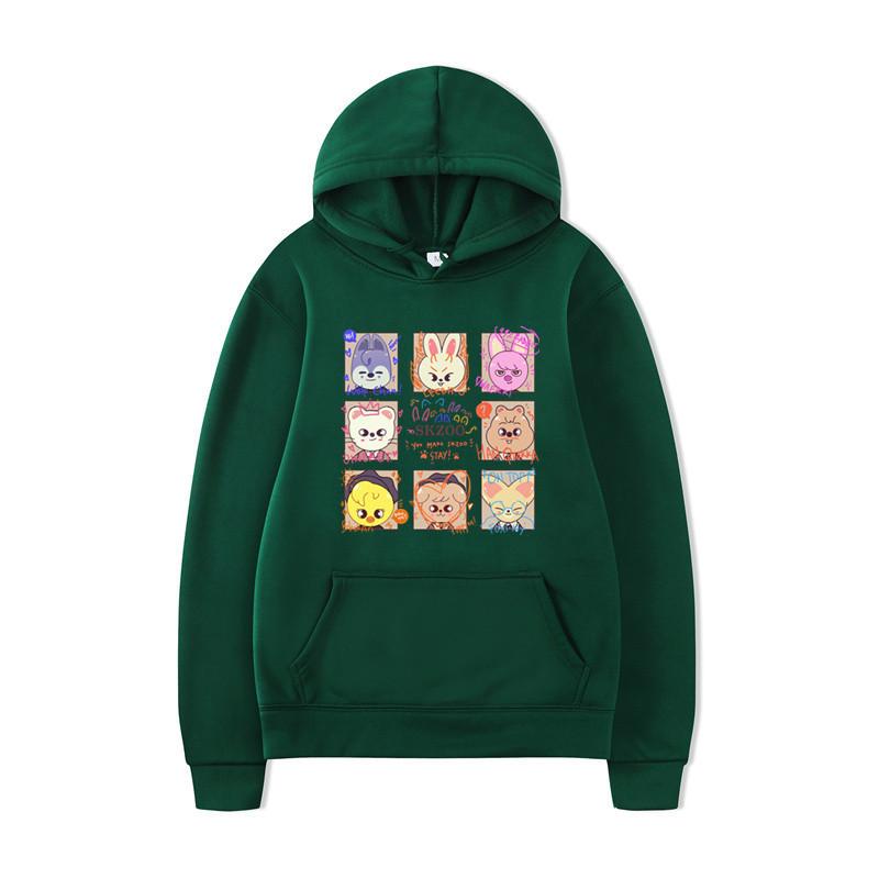 Skids Cartoon Cat Sweater Men'S And Women'S Autumn And Winter Couple'S Top Pullover Fleece Sweater