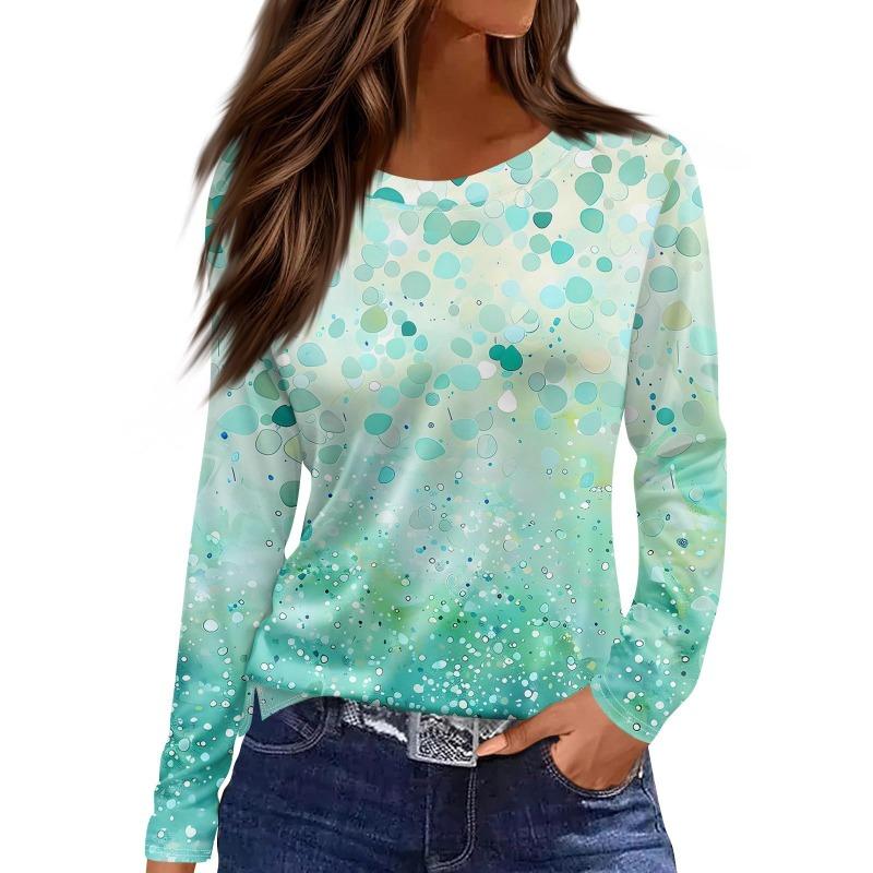 Flower 3D printed long sleeved T-shirt XS