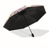 Unicorn Fantasy Automatic Folding Umbrella  8 Ribs, Durable Iron Frame, Bright Color Pattern Compact Travel Umbrella, Suitable for Outdoor,