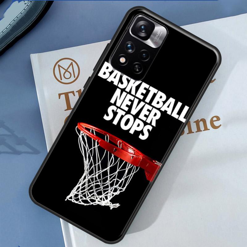 Basketball Case For Xiaomi Redmi 14C 13C 10C 12C Redmi Note 13 14 Pro 12 11 9 10 9S 10S 11S 12S Cover