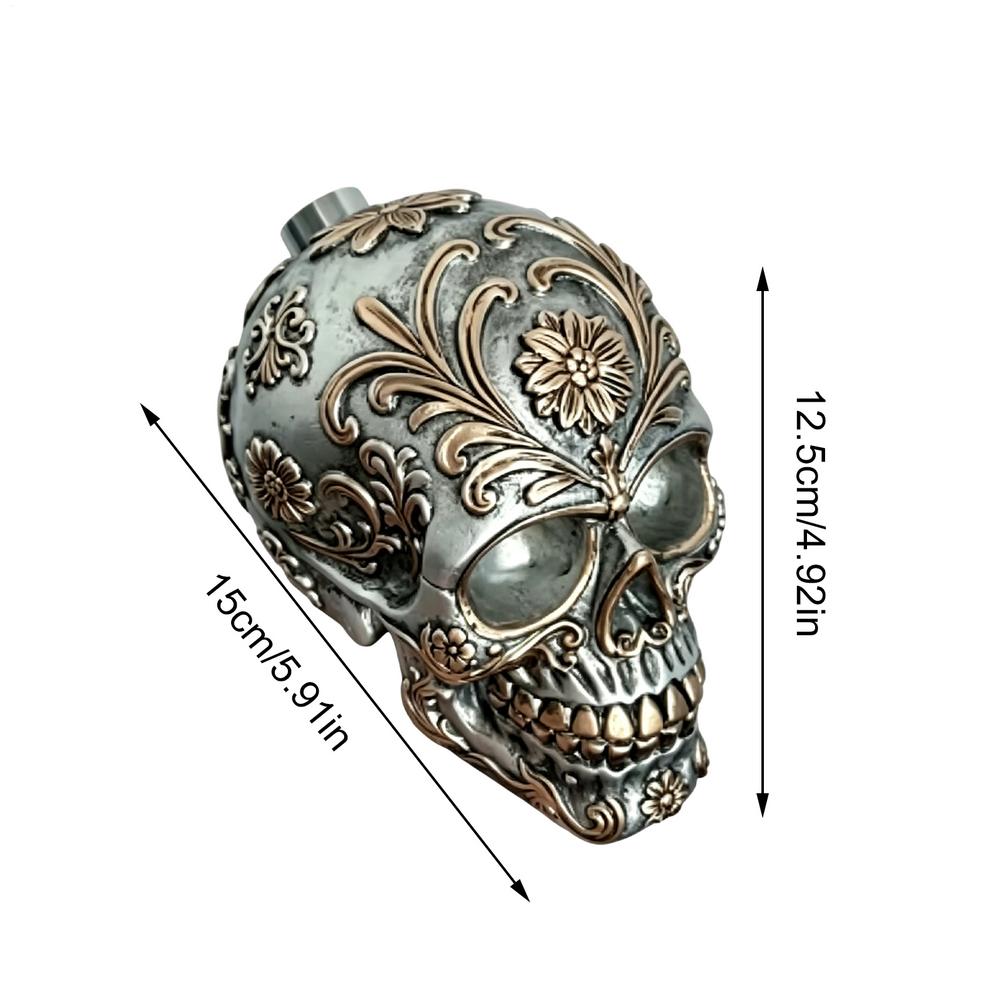 Shower Head Skull Shape Tub Sprayer Replacement Resin Skull Shower Heads for Bathroom Tub Spa Home Apartment Hotel