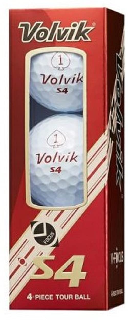 

Volvik S4 21 White Golf Balls in a Sleeve (3 Balls)