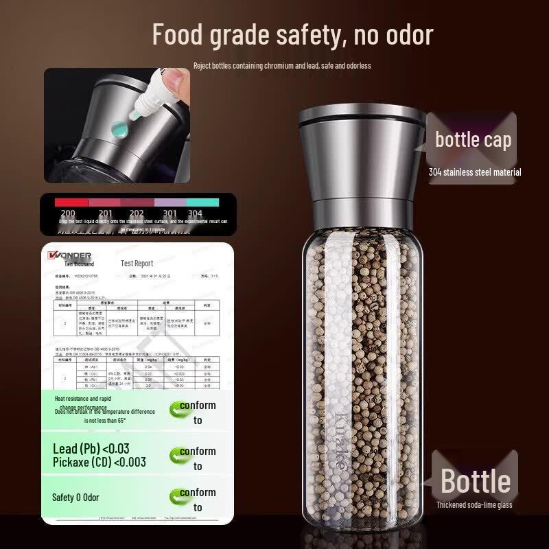 Yuluo Stainless Steel Manual Pepper Grinder