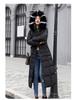 Long Sleeve Women's Cotton Coat Winter Outerwear Loose Belt Style Thick Padded Coat