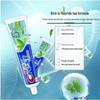 Crest Herbal Crystal Fluoride Toothpaste, Refreshing Mint, 140g x 10 Tubes