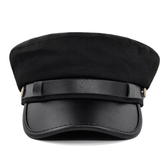 Beret Cap Solid Color Wide Brim Retro Style Casual Cap Sun Protection Keep Warm Head Wear Autumn Winter Cap Captain Hat Streetwear Women Accessories