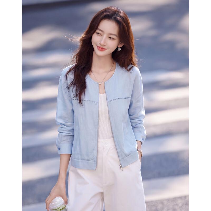 Light Outdoor Zippered Long-Sleeve Jacket