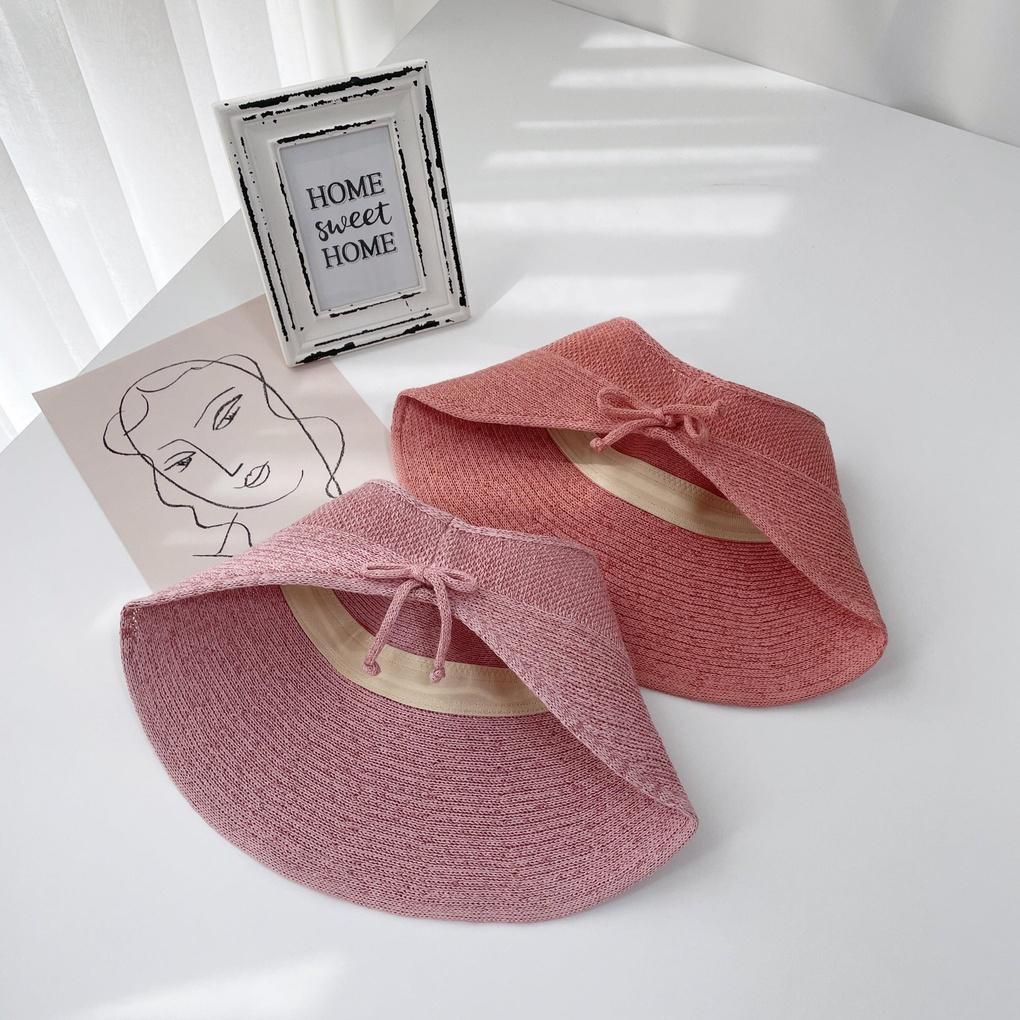 Women's and Men's Daily Overfit Ribbon Sun Cap Hat