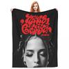 Warm Soft Blankets Camping Nina Chuba Throw Blanket Tour Flannel Bedspread For Bedroom Funny Sofa Bed Cover