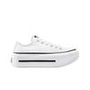 Chuck Taylor All Star Lift Double Stack Low White Black Unisex Sneakers A15491C