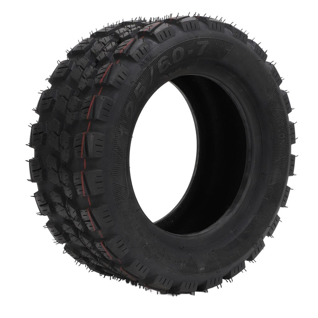 125 60‑7 Däck Slanglöst Hjul Däckbyte Gummi Vakuumdäck för Hård Medelmjuk Sandig Terräng