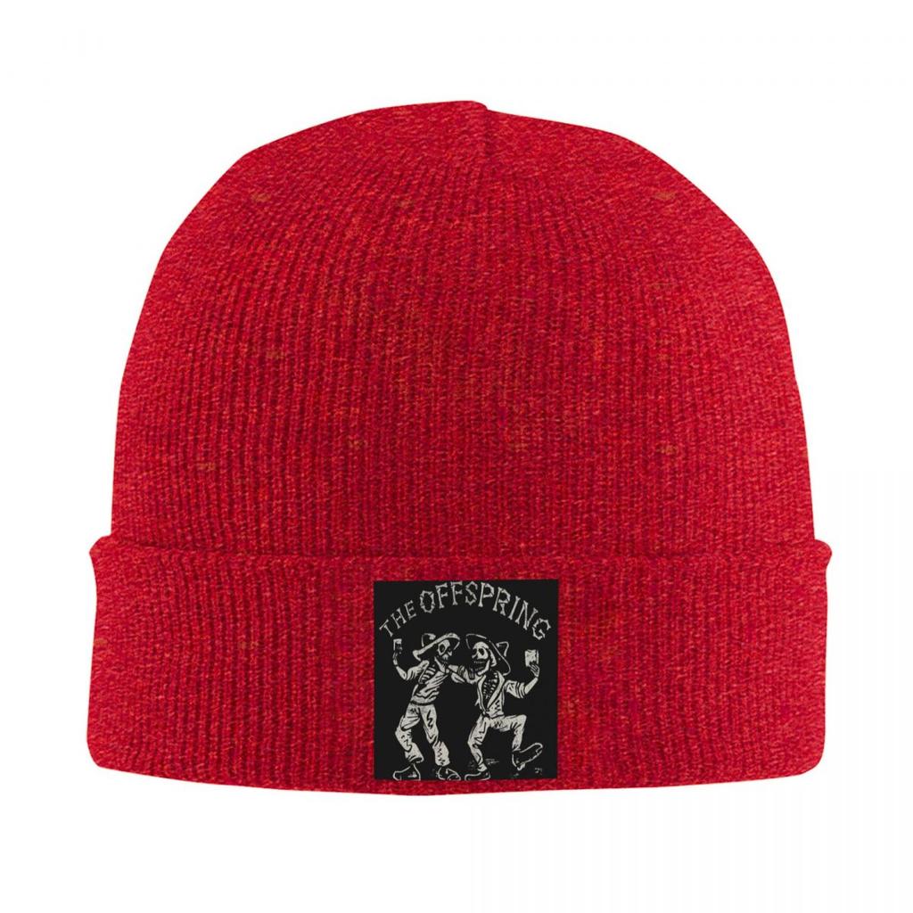 Punk The Offspring Warm Knitted Cap Winter Knit Bonnet Hat Skullies Beanies Hip Hop Caps for Unisex