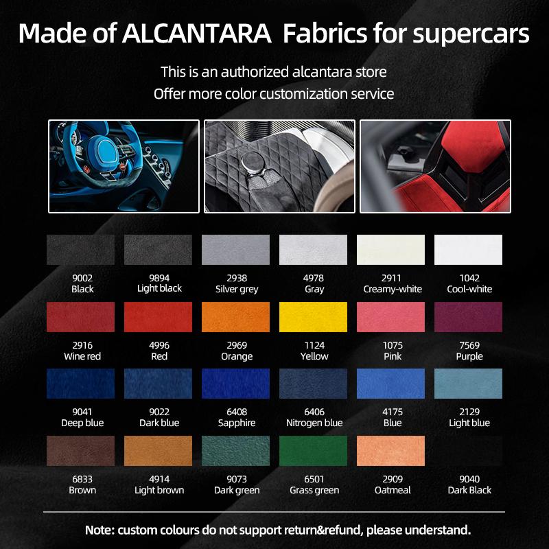 Made of Alcantara Betterhumz For Ford F-150 SVT Raptor -2025 Car Inner Door Handel Trim Stickers Decor Interior Accessories