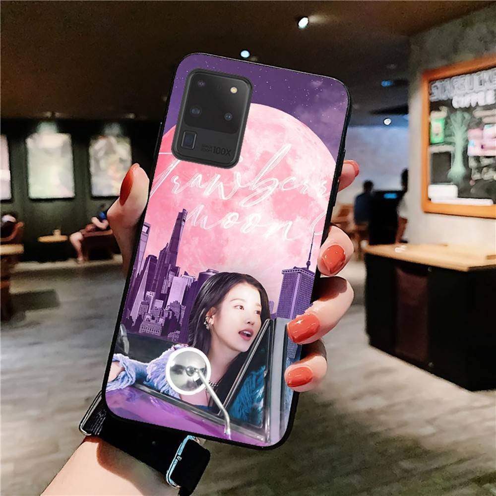 Korean L-Lee Ji Eunes Female Singer Phone Case For Samsung S 24 Fe 25 Ultra Plus 20 Lite 21 30 22 23 24 22 Ultra 5G Fundas