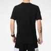 Nike T Shirts Men's Black Crew Neck Moderate Straight Fit (Unisex) T-Shirts CZ9725 010
