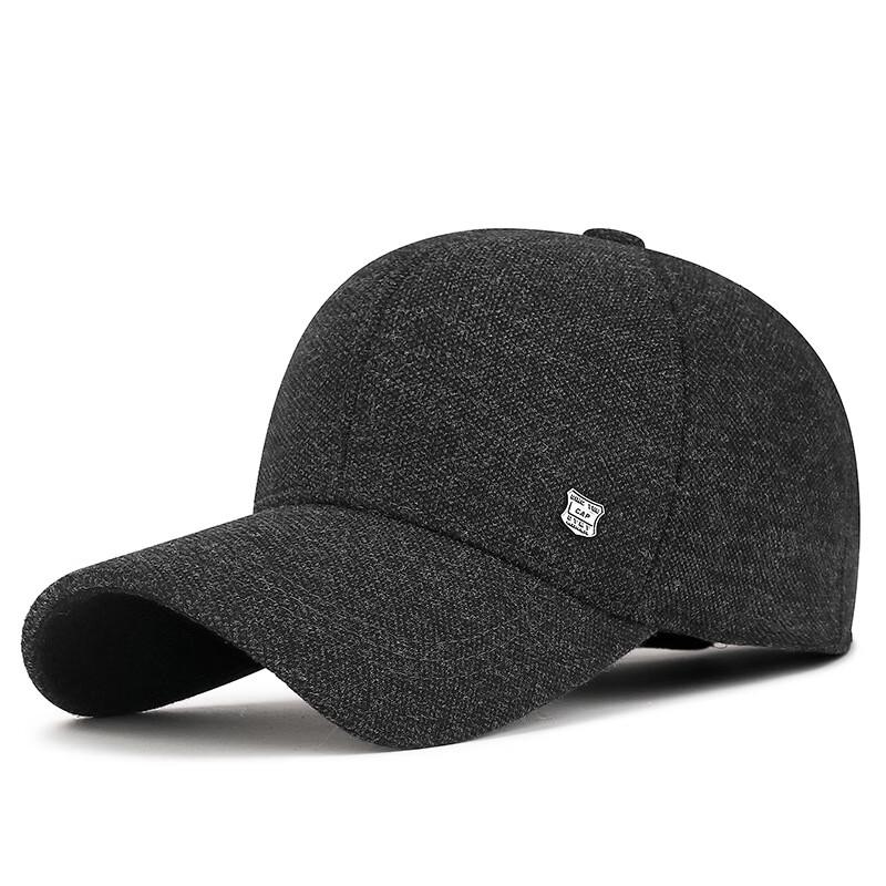 ZHENYUEQI Elderly Winter Warm Fleece Baseball Cap Adjustable