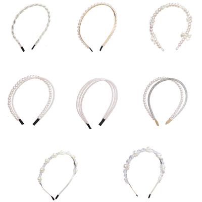 Elegantes Perlen Stirnband für Frauen Haaraccessoires Cosplay Stirnband Party Kopfschmuck für Abschlussball-Event und Alltag