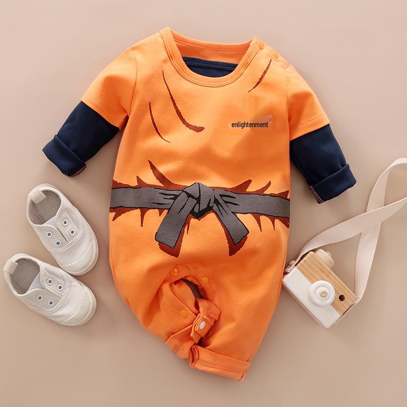 Goku Series Baby Short Sleeve Onesie - Newborn Cotton Romper