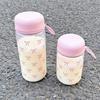 Bowknot Plastic Water Cup Student Portable Cold Drink Cup Coffee Juice Milk Portable Large Capacity Water Cup