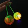 Decoration Elastic Glow Hair Ball Glowing Elastic Ball Toy Led Light Up Toy Glowing Hair Flash Ball