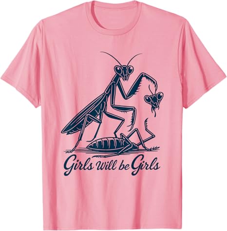 Funny Girls Praying Unisextis TShirt Girl Will Be Girls Praying Unisextis Saying Tee Novelty Gift Womens Fashion Feminism Y2k Tops