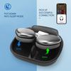 מארז חכם לאוזניות AirPods Max - תומך במצב שינה, מארז סיליקון קל משקל ונייד, תיק אחסון עמיד בפני זעזועים לנסיעות