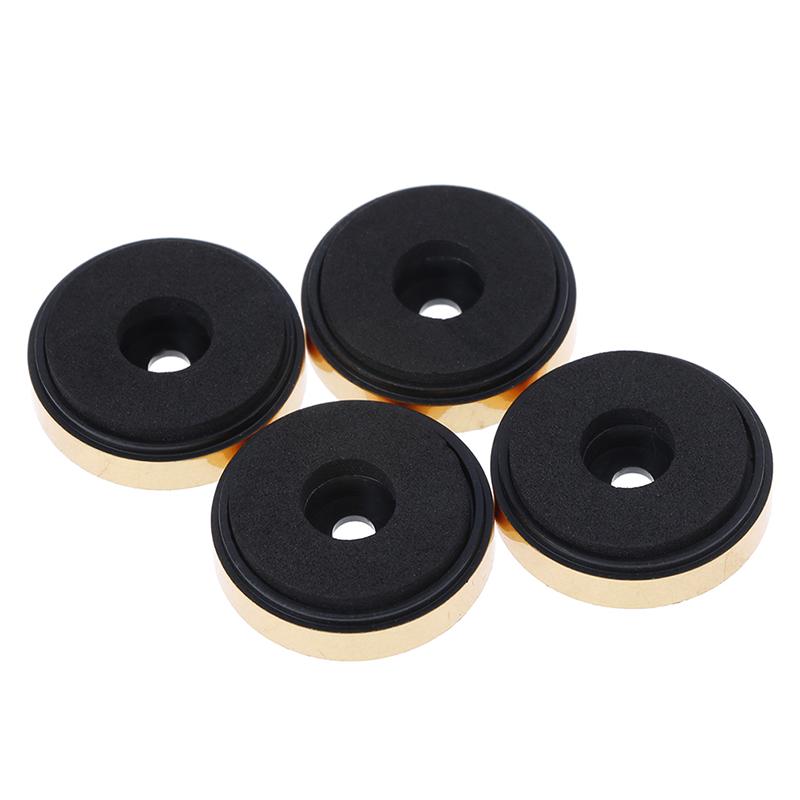 4pcs Durable Black 38mm X 19mm Large Case Speaker Cabinets Rubber Feet Damper Pad Base