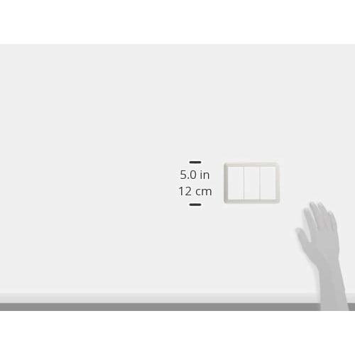 Panasonic Cosmo Series Wide 21 Switch Plate 3 Series White WTC7103W
