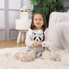 Apricot Lamb Plush Raccoon Toy for Kids, Soft and Cute, Fluffy Raccoon Stuffed Animal for Girls and Boys, 23cm