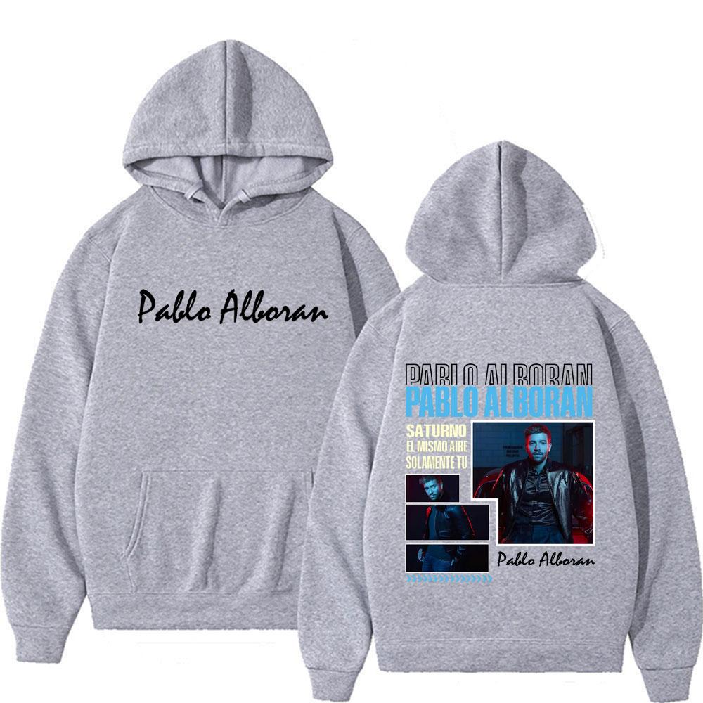 

Pablo Alborán Global Tour Cover Hoodies Men s Clothing Comfort Trending Tops Pullovers High Street Hip Hop Oversized Sweatshirts 3XL