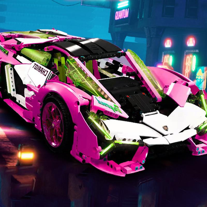 

3358 шт., спортивный автомобиль в стиле киберпанк, строительные блоки, супер гоночный спортивный автомобиль, технические кирпичи, игрушки, пластиковые модели, подарки для детей и взрослых