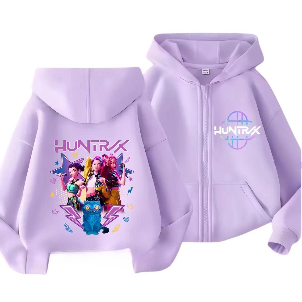 

Детская толстовка на молнии с мультяшным принтом, модная, повседневная, с длинным рукавом, детская одежда, толстовки, свитшоты для девочек 110