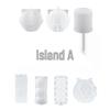 Stampo in Silicone Fai da Te Papavero per Resina Epossidica Cristallina: Cilindro, Sfera, Lanterna, Supporto Espositore per Candele a Pois.