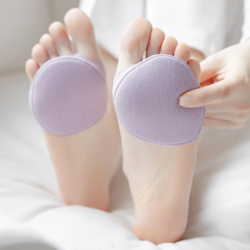 Forefoot Pads for High Heels - Summer Thin, Cut-to-Fit Sponge Socks, Sweat-Absorbent & Breathable
