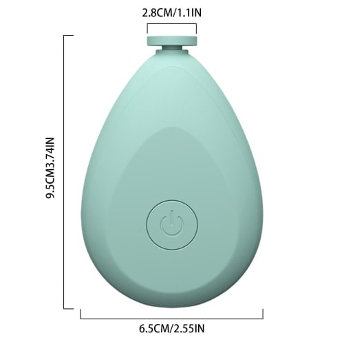 Electric Baby Nail Clippers - Baby Nail Trimmer with 4 Grinding Heads | Quiet Newborn Nail File, Safety First Toddler Nail Clippers, Battery-Operated