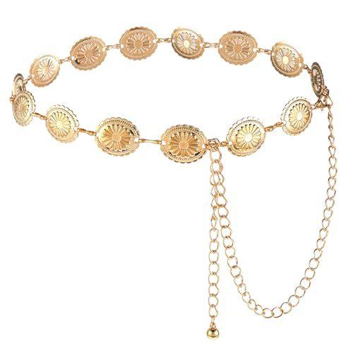 Retro Fashion Metal Chain Belt Women's Waist Decoration Versatile with Skirt Suit Hanfu Waist Chain Ins Tide