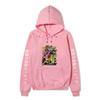 JoJo Bizarre Adventure Hoodie Unisex Fleece Sweatshirt Color Manga Print Autumn Winter Pullover