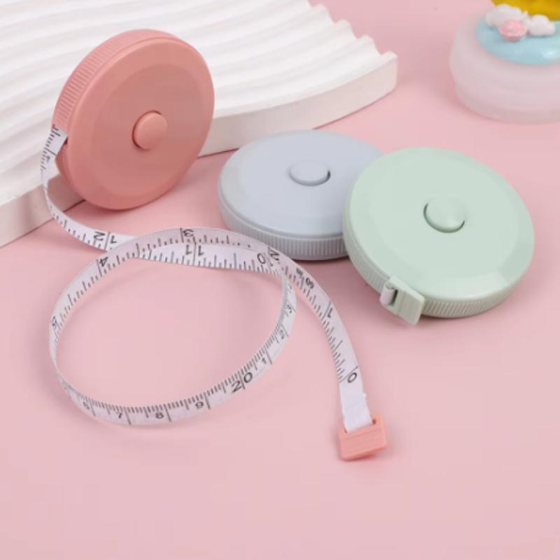 Portable Tape Measure Cute Little Ruler Soft Ruler Portable Measurement Three Measurements Mini Leather Tape Measure Measuring