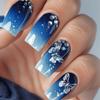 24 Pezzi Unghie Finte French Press Semplici Punte Unghie Design Striscia Amore Unghie Finte Quadrato Corte Donna Acrilico Copertura Completa Nail Art Unghia Finta