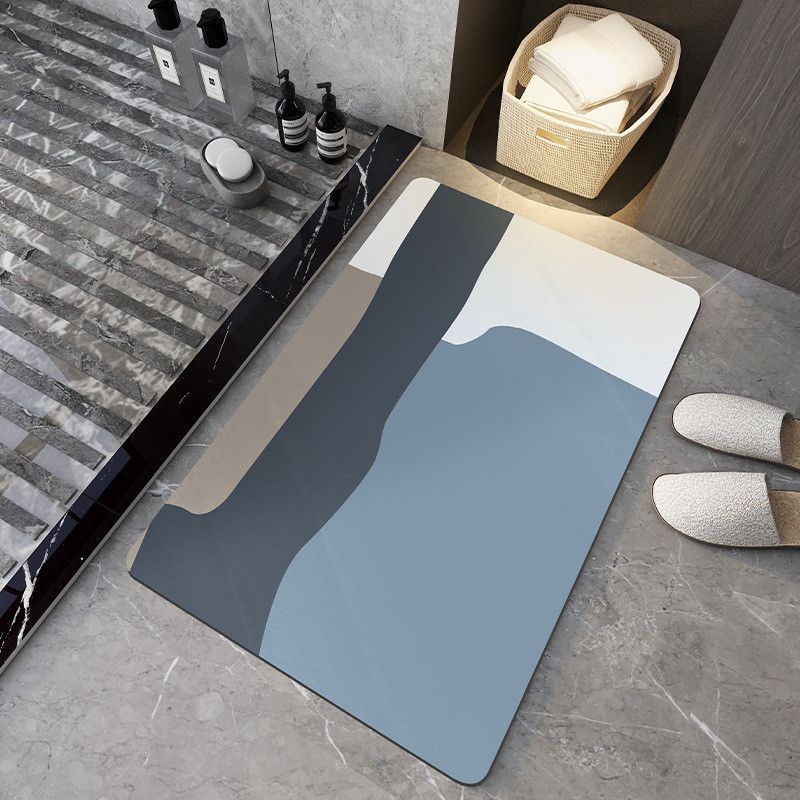 Bathroom Floor Mat Soft Diatom Mud Absorbent Mat Toilet Door Non-slip Quick Drying Mat Door Mat Toilet Household Carpet