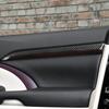 Carbon Fiber Sticker For Toyota Highlander 2014- Car Interior Accessories Dashboard Side Air Vent Window Button Door Panel
