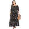 Women Dress Summer Short Sleeve Woman Long Dresses Casual Maxi Dress Bohemia Print Plus Size Dresses
