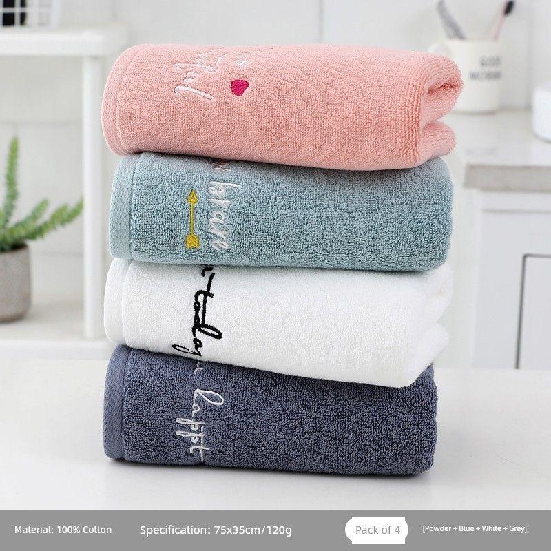 Water-Absorbing Bath Soft Comfortable Quick-Drying Pure Cotton Towel