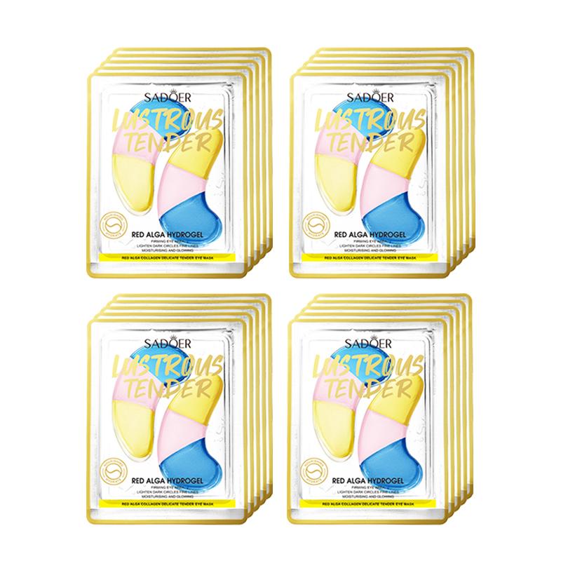 SADOER Sakura Grape Crystal Collagen Eye Mask Anti Dark Circles Removal Eyes Bags anti-aging Moisturizing Seaweed Eye Patches