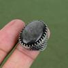 Silberglanz Obsidian Ring 925er Sterling Silber Ring Handgefertigter Schmuck Edelsteinring Einzigartiger Ring Für Sie Geschenke Für Ehefrau Erhältlich In Ringgröße